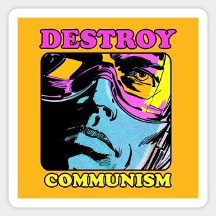 DESTROY COMMUNISM Sticker